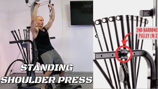 Shoulder Press on the Bowflex  XCEED XTREME M2 Shoulders triceps [upl. by Gilud]