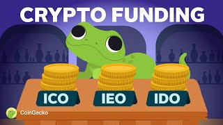 ICO IDO IEO Types of Crypto Crowdfunding EXPLAINED [upl. by Haeli208]