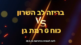 ליגה לאומית בכדורשת בריזה לב השרון נגד כוח G רמת גן 28524 [upl. by Animrac]