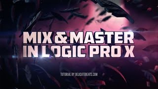 Mixing amp Mastering in Logic Pro X for beginners  Part 1 Pop Rock [upl. by Brodeur]