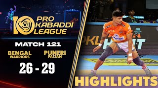 Puneri Paltan end Kolkata Leg with a win Over Hosts  PKL 10 Highlights Match 121 [upl. by Ohcirej890]