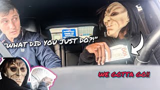 BANK ROBBERY ON TEST DRIVE PRANK [upl. by Tserrof]