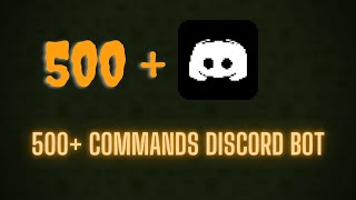 Outdated How to make a 600 Commands Discord bot 2023   247   No Coding phv discordbot [upl. by Brandi]