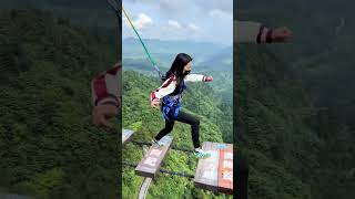 Funny And Exciting CollectionBungee Jumping With Rope In Beautiful Placefunny bungee [upl. by Elsbeth]