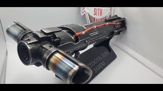 Full Proffie Crossguard KRORssguard Kylo Ren Neopixel Lightsaber Build [upl. by Eniamrehs]