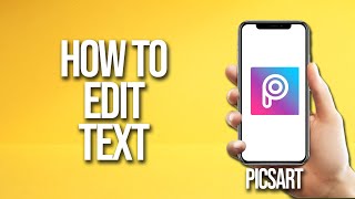 How To Edit Text Picsart Tutorial [upl. by Ejrog]