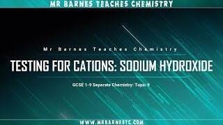 GCSE 19 Separate Chemistry 9 Testing for Cations using Sodium Hydroxide [upl. by Ajnek]