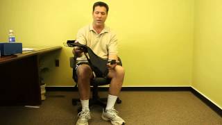 Hinged Knee Brace Application Instruction [upl. by Auqkinahs]