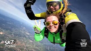 Tandem Skydive Salto de Paraquedas Algarve Jodie [upl. by Yracaz]