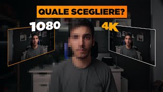 Full HD o 4k  Quale è la RISOLUZIONE migliore da utilizzare [upl. by Ecnal]