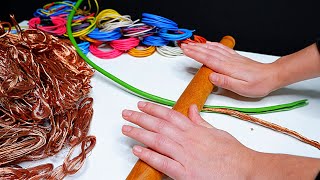 How to Strip any Wire quickly and Without problems TOP 15 LIFE HACKS [upl. by Ellehcear]