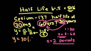 Apex Math Exponential word problems yabx Exponential Growth Decay Half Life Interest problem [upl. by Fergus810]