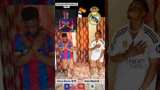 Visca Barca vs Hala Madrid halamadrid realmadrid viscabarça barcelona [upl. by Hymen]