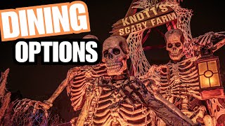 Dining Options Before amp After Knotts Scary Farm 2024 [upl. by Kinna]