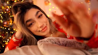 ASMR • Cozy Girlfriend Cuddles You To Sleep💗💤 affirmations face touching hair play [upl. by Lairret]