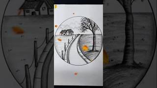 How To Draw Landscape art landscape drawing [upl. by Erehpotsirhc]