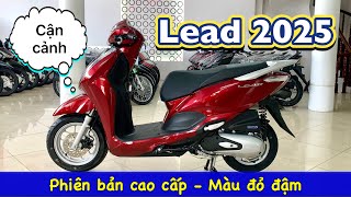 ReviewBáo giá Honda Lead 2025 phiên bản cao cấp  Màu đỏ đậm  Minh Nam Lê lead125 lead2025 [upl. by Tarrant]