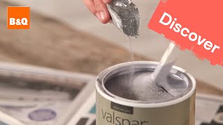 Valspar paint glitter DIYcuts [upl. by Nednyl]