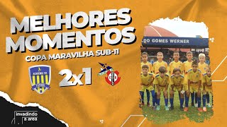 Gols Academia do Futebol 2x1 Maravilha  Copa Maravilha Sub11 [upl. by Doris]