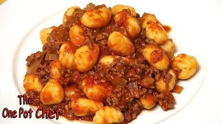 Quick Beef with Gnocchi  One Pot Chef [upl. by Firestone]