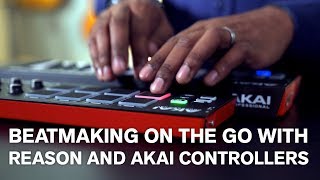 Beatmaking on the go with Reason and AKAI controllers [upl. by Zelazny414]