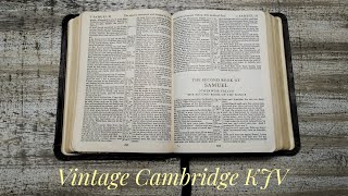 Vintage Cambridge Compact KJV Bible 61X Pocket Bible [upl. by Ahsinauj389]