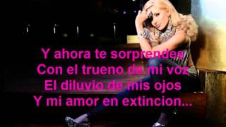 Y ahora te sorprendes Gloria Trevi con letra [upl. by Aleris]