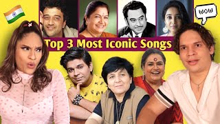 Iconic Indian Artists for the first time Latinos react to Top 3 Iconic Songs By Each Singers VOL3 [upl. by Orva]