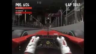 Singaporean Grand Prix  F1 2010  Full Race  Ferrari  Legend [upl. by Mitchel]