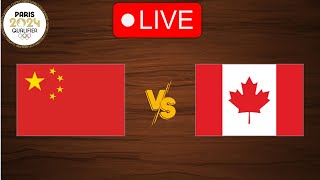 🔴 Live China vs Canada  Womens Volleyball Olympic Qualifying Tournament 2023  Live Play By Play [upl. by Hisbe]