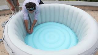 Lanaforms Aqua Pleasure Inflatable jacuzzi [upl. by Etnasa]