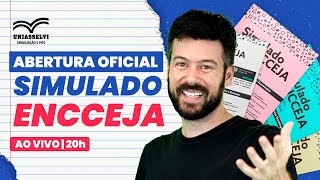 SIMULADO ENCCEJA 2024  LIVE AO VIVO [upl. by Adleme]