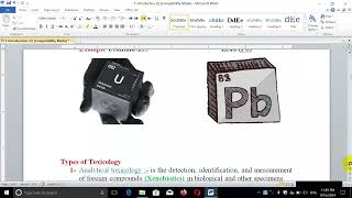 1s lecture of Toxicology مقدمة في علم السموم [upl. by Miche178]