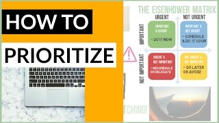 How to Prioritize Tasks Effectively GET THINGS DONE ✔ [upl. by Pickett409]