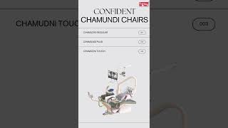 Confident Dental Chamundi Chairs  Chamundi Plus  Chamundi Touch dentalchair shorts [upl. by Inor40]