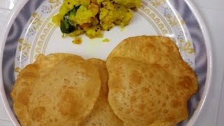 puri  easy to make  less ingredients [upl. by Janicki]