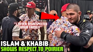 Islam Makhachev And Khabib Visits Dustin Poirier After UFC 302 RESPECTFUL MOMENT [upl. by Celestine631]