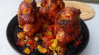 Folge 69 Beercan Chicken glasiert mit Orange Ingwersauce [upl. by Aciemaj]