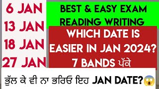 JANUARY 2024 IELTS EXAM EASY amp BEST DATES  Dont choose this date [upl. by Lancelle775]