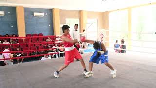 teena panchal vs monika  boxing fight  saharanpur [upl. by Danny]