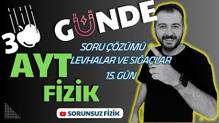 2024 YKS 30 GÜNDE AYT FİZİK KAMPI  PDF  PARALEL LEVHALAR VE SIGAÇLAR SORU ÇÖZÜMÜ  fizik [upl. by Akienat467]