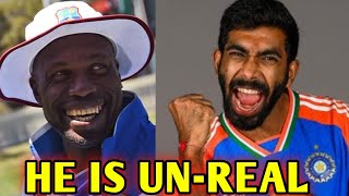 Sir Curtly Ambrose Praises Jasprit Bumrah [upl. by Anahcar]