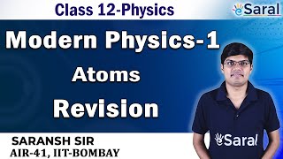 Modern PhysicsAtoms Revision Physics Class 12 JEE NEET [upl. by Einnahc875]