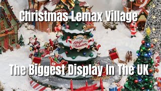 Lemax Christmas Village 2023  The BIGGEST Display In The UK [upl. by Evad]