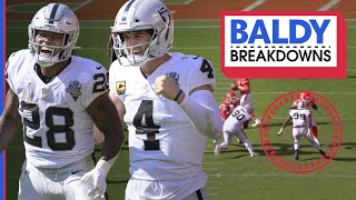 How the Raiders SHOCKED the Chiefs at Arrowhead  Baldy Breakdowns [upl. by Innoc]