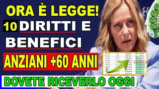 PIÙ DI 60 ANNI AVETE DIRITTO A QUESTI 11 VANTAGGI Bonus per i pensionati [upl. by Tilly]