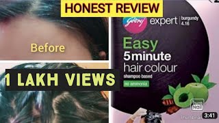 Godrej expert easy 5 minute hair colour honest review  With demo and Live Result [upl. by Cioban]