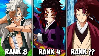 The Top 25 Strongest Characters in Demon Slayer Tanjiro Kokushibo Yoriichi [upl. by Pelagi]