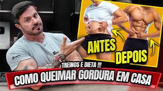 COMO PERDER A BARRIGA TREINANDO EM CASA [upl. by Weingarten]