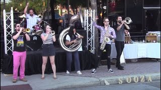 Sooza Brass Band on April 3 2022 at How Bazar Gainesville FL [upl. by Chalmers]